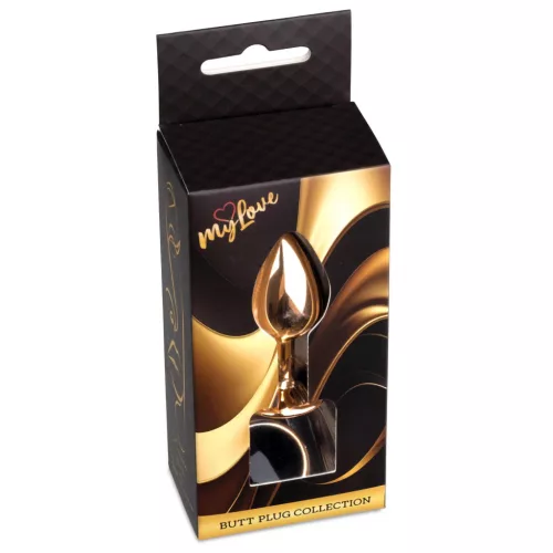 MyLove Toys Anál plug Hűthető, Melegíthető 7 cm fekete