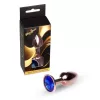 Mylove Toys Anál plug fém ékszer, hűthető 7 cm sötétkék