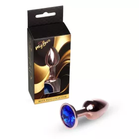   Mylove Toys Anál plug fém ékszer, hűthető 7 cm sötétkék