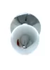 Anál plug Rozsdamentes acél hűthető-melegíthető 7 cm lila rózsa dísz