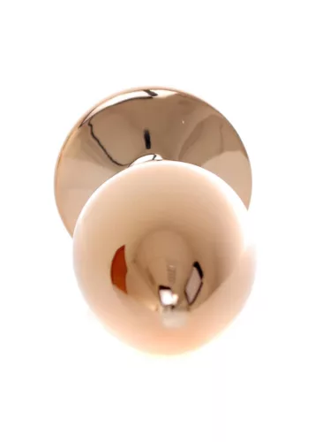 MyLove Toys Anál plug Fém, hűthető, 7 cm piros-arany rózsa