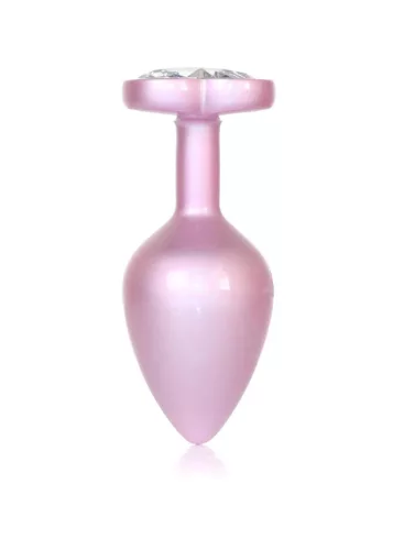 Plug-jewellery Anál plug Hőmérsékletálló, anatomicus 8 cm rózsaszín