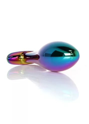 Plug-Jewellery Anál plug Fém, hűthető, dekoratív 10,5 cm átlátszó