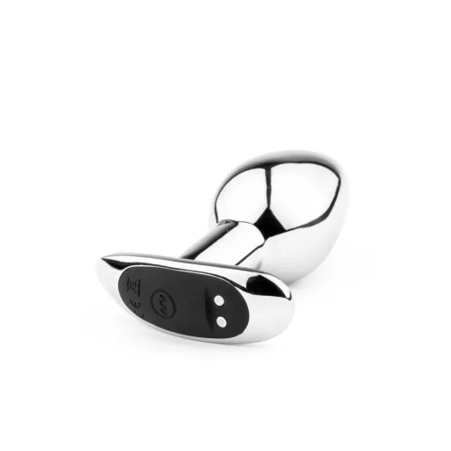 Metal Butt Plug M fém dildó USB távirányítóval