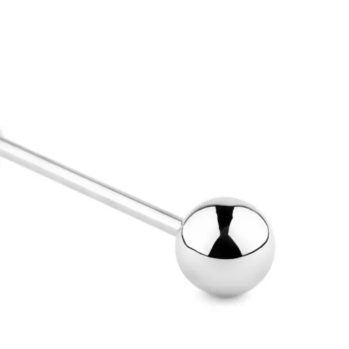Fém anál plug hosszú fogantyúval 27,5 cm rozsdamentes acél