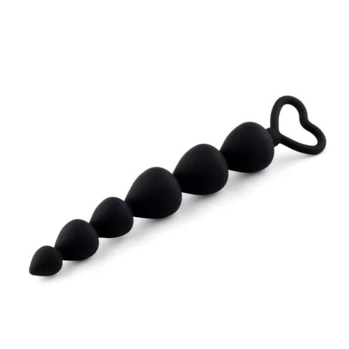 Anál gyöngyök Ritmikus intenzív élmény 17 cm fekete