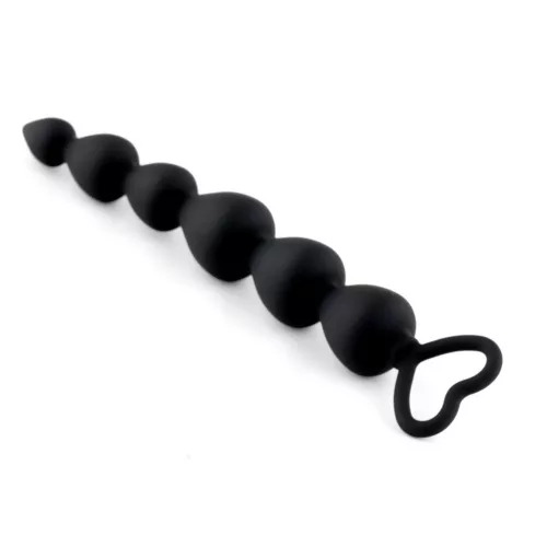 Anál gyöngyök Ritmikus intenzív élmény 17 cm fekete