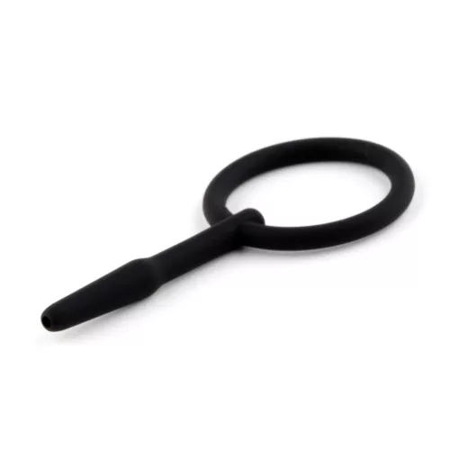 Penis plug Csatornás, kényelmes visszavezetés 8,5 cm szilikon