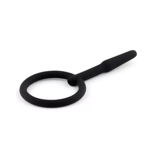 Penis plug Csatornás, kényelmes visszavezetés 8,5 cm szilikon