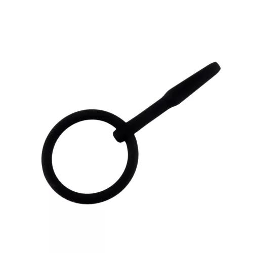 Penis plug Csatornás, kényelmes visszavezetés 8,5 cm szilikon