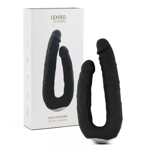 Lenrd Dual Pleasure vibrátor G-pont és csikló stimuláló 10 mód USB-töltés vízálló szilikon