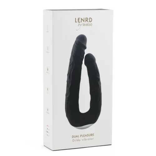 Lenrd Dual Pleasure vibrátor G-pont és csikló stimuláló 10 mód USB-töltés vízálló szilikon