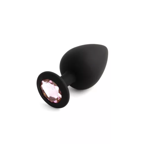 Szexjáték Anál plug szett Dupla stimuláció 9,3-7 cm fekete