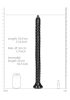 Prémium spirális anális dildo – 50 x 3,7 cm
