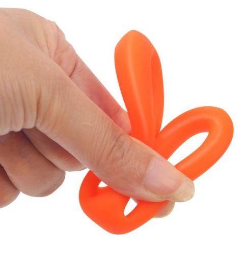 Double Cockring Uplift – duplaszoros péniszgyűrű 40mm narancs