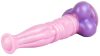 Pinky Jump – prémium szilikon dildo 19x4,5 cm rózsaszín-lila
