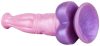 Pinky Jump – prémium szilikon dildo 19x4,5 cm rózsaszín-lila