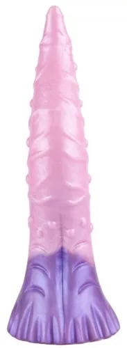 Pinky Tongue – érzéki dildó pink-lila színben 25 x 5.5 cm
