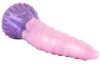 Pinky Tongue – érzéki dildó pink-lila színben 25 x 5.5 cm