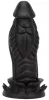 Allkus – prémium fekete dildó 20 x 7.5 cm