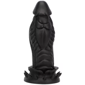 Allkus – prémium fekete dildó 20 x 7.5 cm