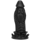 Allkus – prémium fekete dildó 20 x 7.5 cm