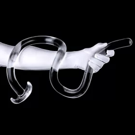 Giant Snake – átlátszó, prémium dildó (100 x 3 cm)