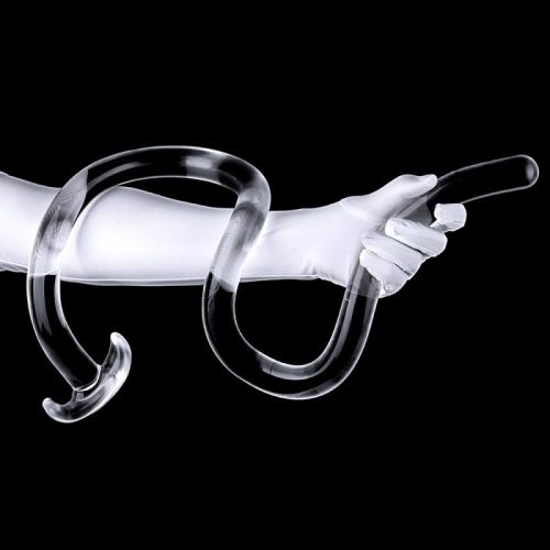 Giant Snake – átlátszó, prémium dildó (100 x 3 cm)
