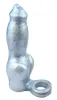 Kötött péniszrá északi prémium bázis 18 x 6,5 cm, kék