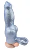Kötött péniszrá északi prémium bázis 18 x 6,5 cm, kék