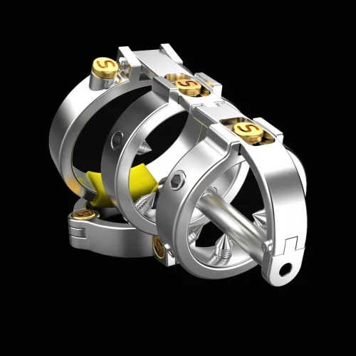 Teljes mechanikai chastity ketrec - 6,5 x 3,5 cm