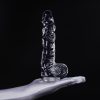 Dildick S – átlátszó, 12,5 cm-es dildó