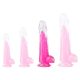 Átlátszó Jelly Mut – 16 cm-s pink dildó