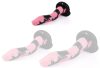 Cobra Snake Dildo – prémium, 18 cm-es fekete-rózsaszín eszköz