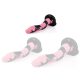 Cobra Snake Dildo – prémium, 18 cm-es fekete-rózsaszín eszköz