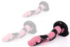 Cobra Snake – prémium vibrátor, 26 cm hosszú, fekete-rózsaszín