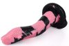 Cobra Snake – prémium vibrátor, 26 cm hosszú, fekete-rózsaszín