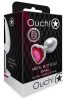 Bijou Heart Gem S – ezüst-rózsaszín anális kényeztető