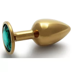 Bijou anal – arany-zöld gyöngy anális kényeztető 6 cm