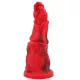 Sklirt Dildo – prémium vörös, 21 x 7 cm érzéki játék