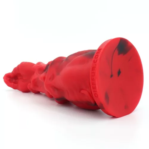 Sklirt Dildo – prémium vörös, 21 x 7 cm érzéki játék