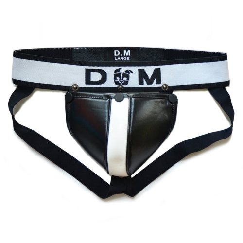 Jockstrap Neo – fekete-fehér prémium férfi alsó
