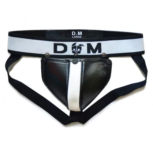 Jockstrap Neo – fekete-fehér prémium férfi alsó