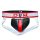 Jockstrap Neo Dungeon - fekete-piros prémium alsónemű