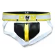 Neo Dungeon – Férfi jockstrap fekete-sárga dizájnban