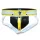 Jockstrap Neo Dungeon – fekete-sárga prémium alátámasztás
