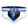 Jockstrap Neo Dungeon – stílusos fekete-kék férfi alsónemű