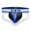 Jockstrap Neo Dungeon – stílusos fekete-kék férfi alsónemű