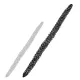 Big Silur – prémium fekete dildo (80 x 6.5 cm)