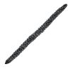 Big Silur – prémium fekete dildo (80 x 6.5 cm)